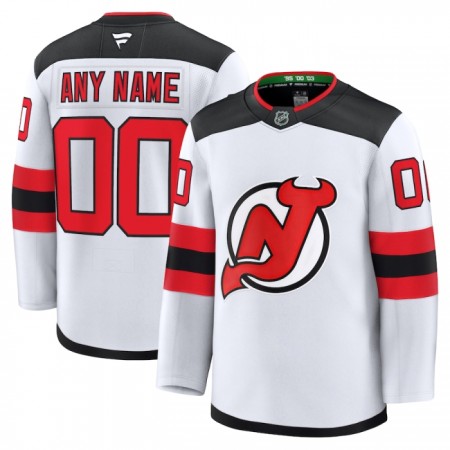 New Jersey Devils Fanatics Premium Custom 2024-25 Auswärts Weiss Trikot - Herren